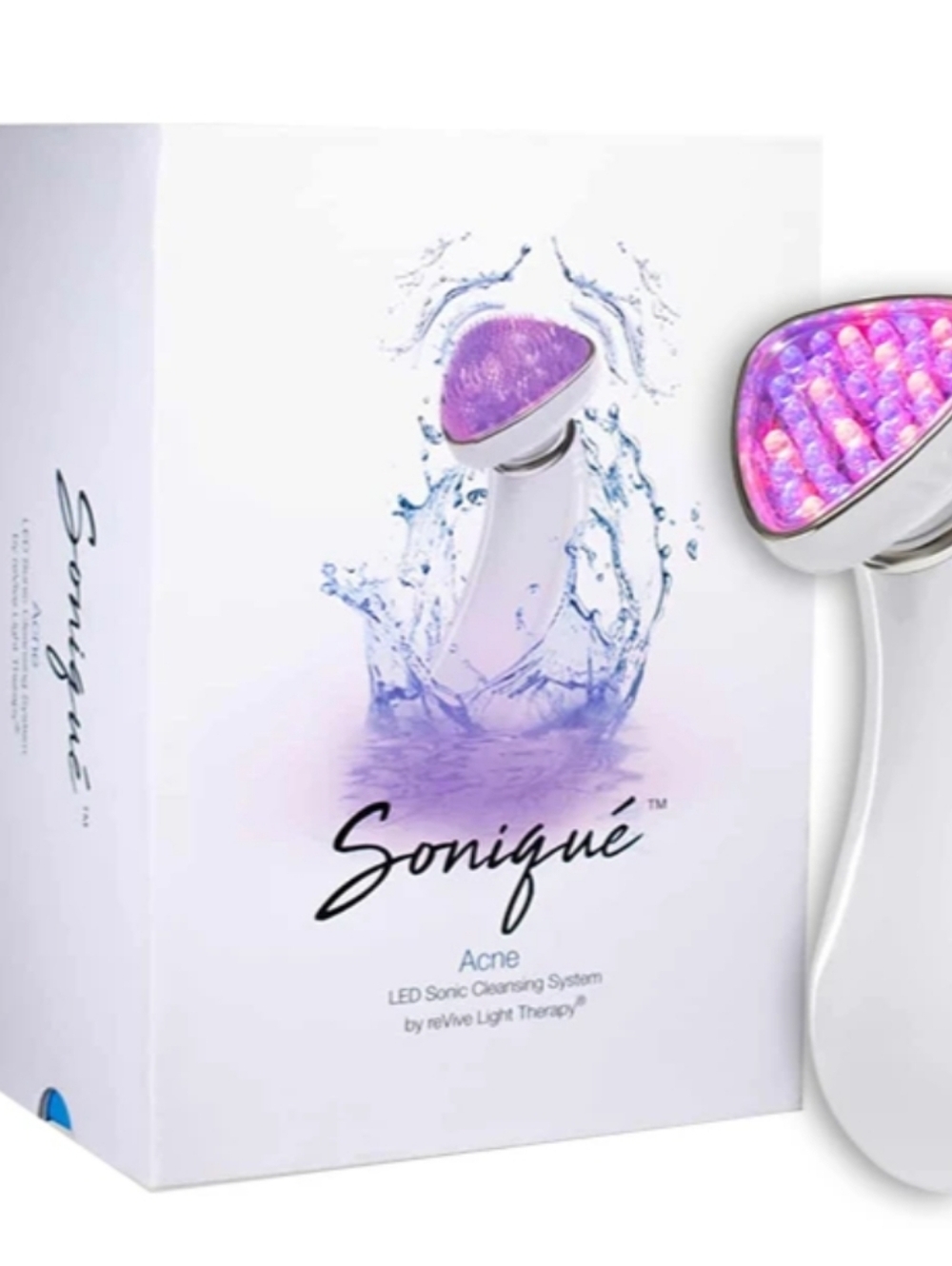 Sonique ReVibe LED Acne Cleansing System Device - Light Therapy